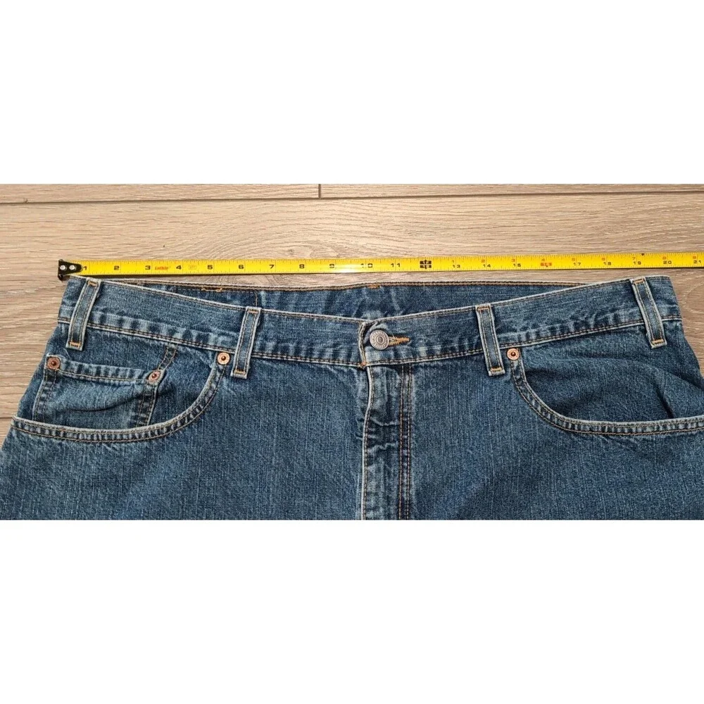 VINTAGE '03 LEVI'S 505 MEN'S BLUE JEANS Regular Straight SZ 40X30 Med Wash EUC